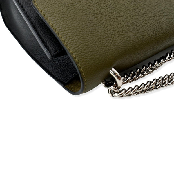 LOUIS VUITTON Mylockme Chain Calf Leather Chain Shoulder Bag Green - New Year Deals