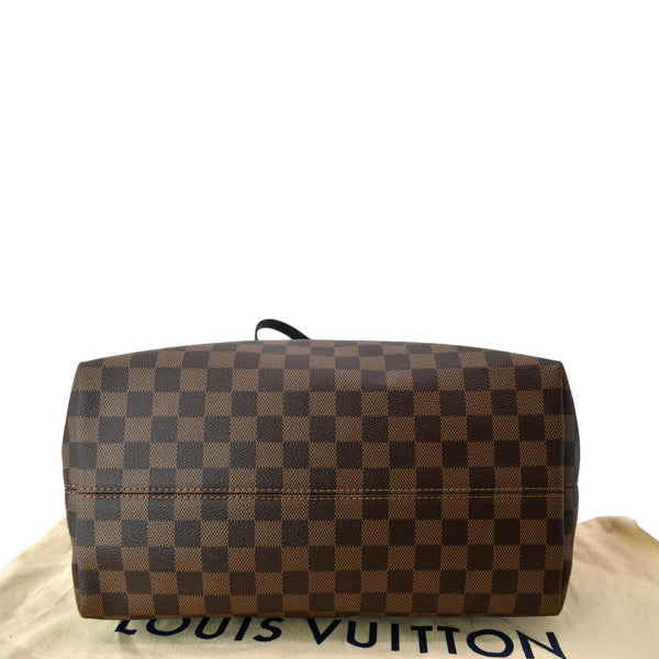LOUIS VUITTON Iena MM Damier Ebene Shoulder Bag Brown