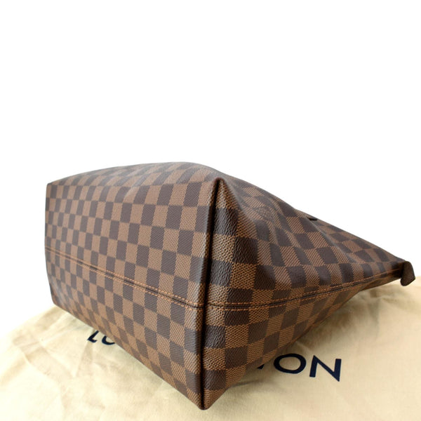 LOUIS VUITTON Iena MM Damier Ebene Shoulder Bag Brown