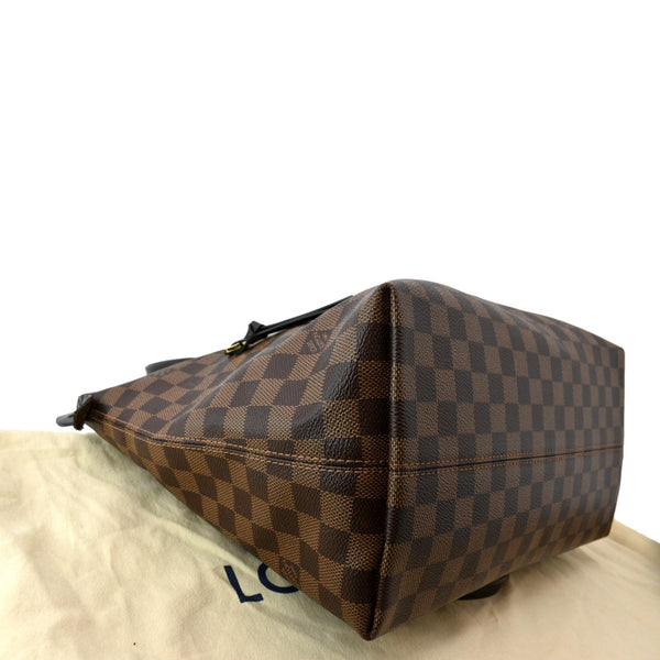 LOUIS VUITTON Iena MM Damier Ebene Shoulder Bag Brown