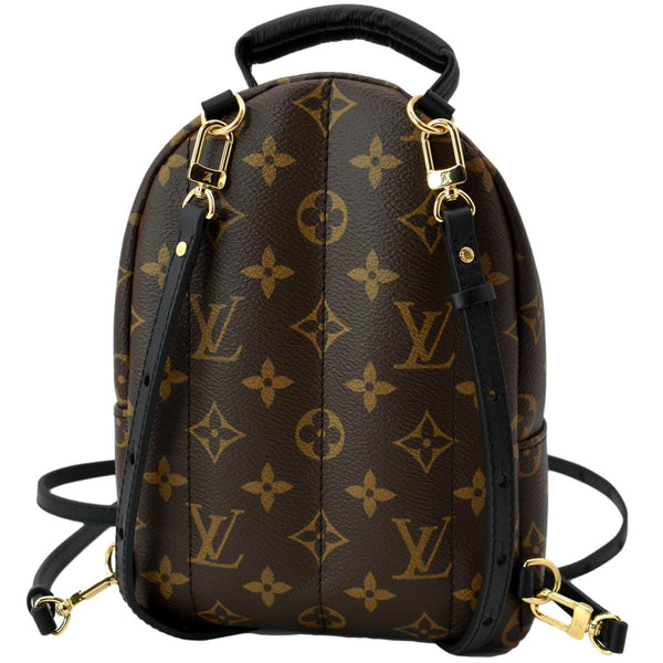 LOUIS VUITTON Palm Springs Mini Monogram Canvas Backpack Brown