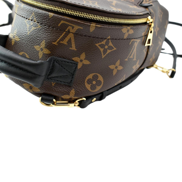 LOUIS VUITTON Palm Springs Mini Monogram Canvas Backpack Brown