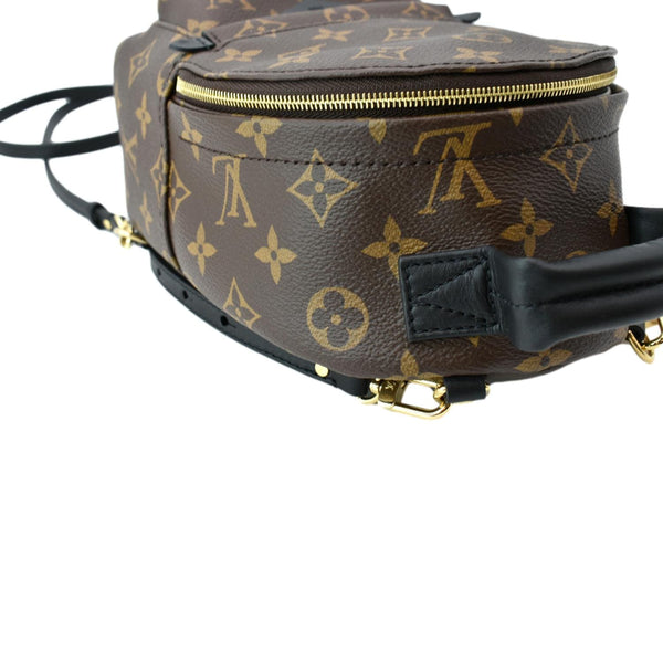 LOUIS VUITTON Palm Springs Mini Monogram Canvas Backpack Brown