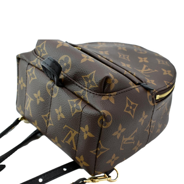 LOUIS VUITTON Palm Springs Mini Monogram Canvas Backpack Brown