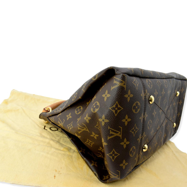 LOUIS VUITTON Artsy MM Monogram Canvas Hobo Bag Brown