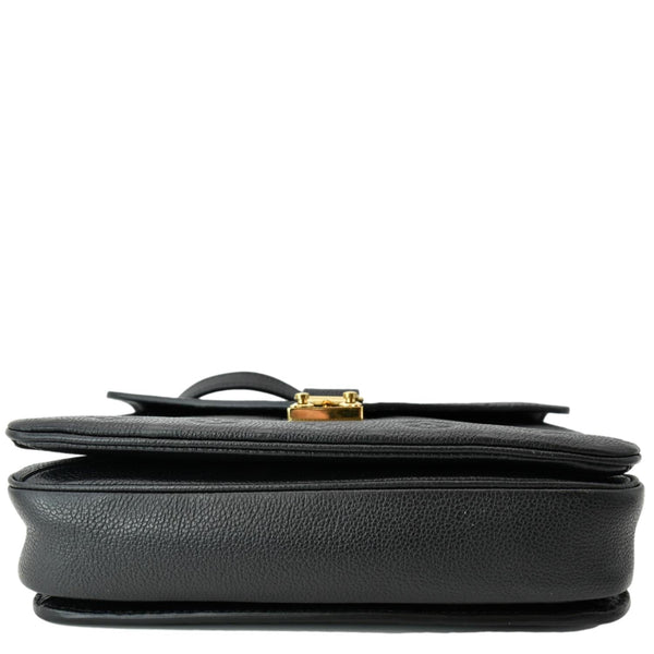 LOUIS VUITTON Metis Pochette Empreinte Leather Crossbody Bag Black