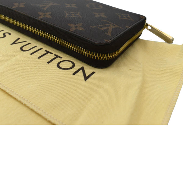 LOUIS VUITTON Monogram Canvas Zippy Long Wallet Brown