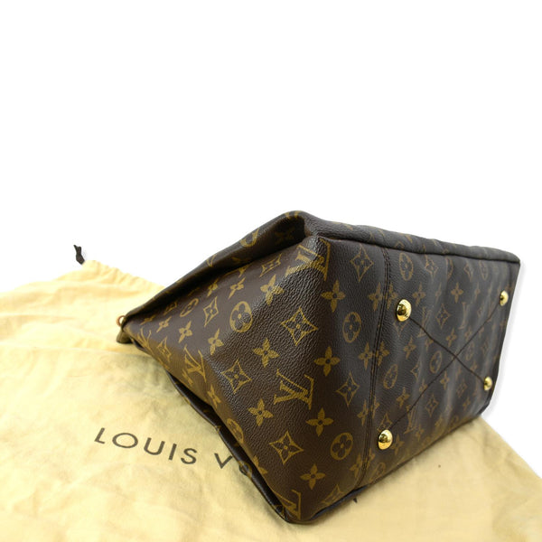 LOUIS VUITTON Artsy MM Monogram Canvas Hobo Bag Brown