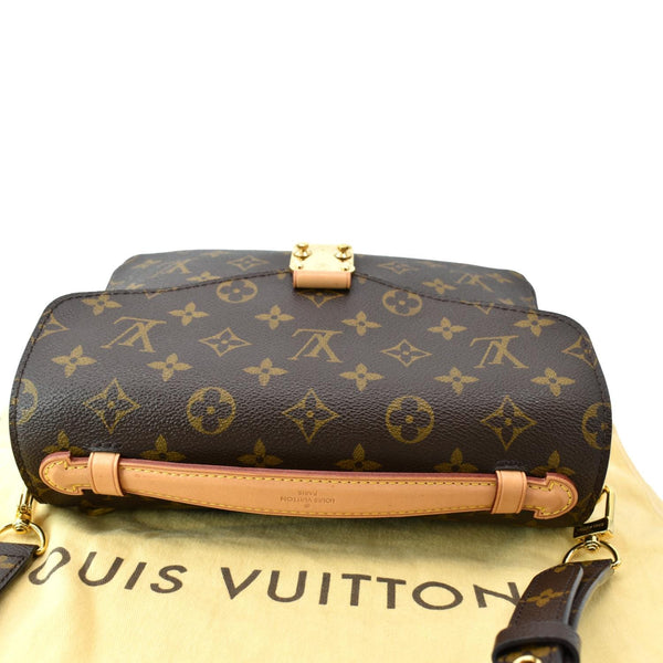 LOUIS VUITTON Metis Pochette Monogram Canvas Crossbody Bag Brown