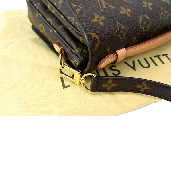 LOUIS VUITTON Metis Pochette Monogram Canvas Crossbody Bag Brown