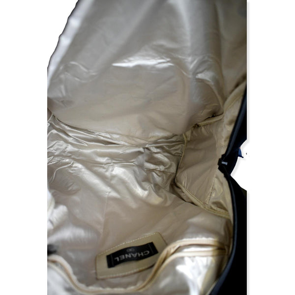 Chanel Coco Neige Front Pocket Quilted Velvet Backpack Bag