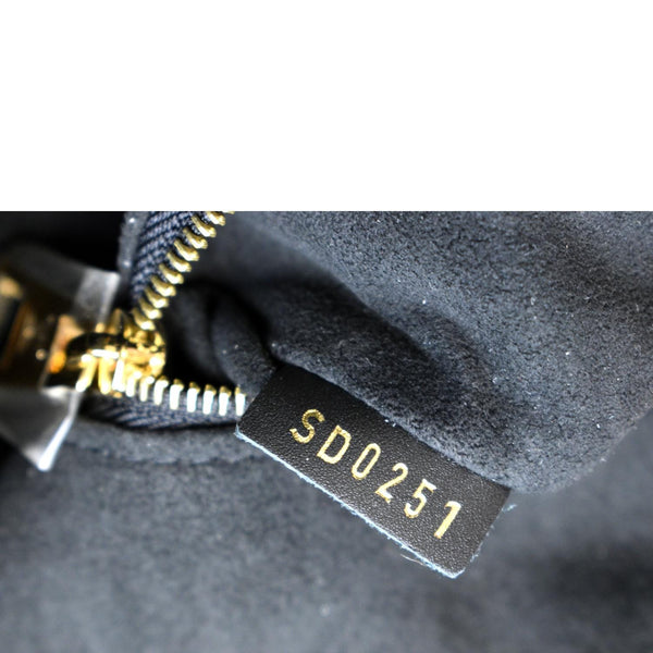 LOUIS VUITTON Onthego PM Monogram Empreinte Tote Shoulder Bag Black