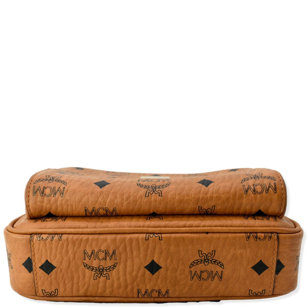 MCM Klassik Visetos Canvas Crossbody Bag Cognac | DDH