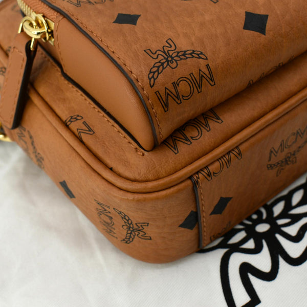 MCM Klassik Visetos Canvas Crossbody Bag Cognac | DDH
