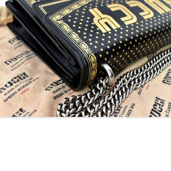 Gucci Guccy Dionysus Medium Star Print Leather Shoulder Bag