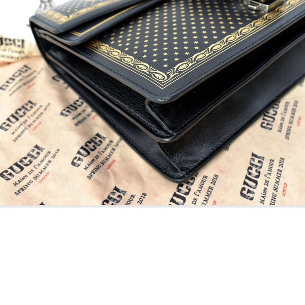 Gucci Guccy Dionysus Medium Star Print Leather Shoulder Bag