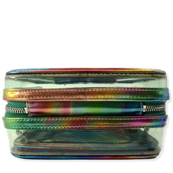 Chanel Vanity Case Small Filigree Rainbow Crossbody Bag