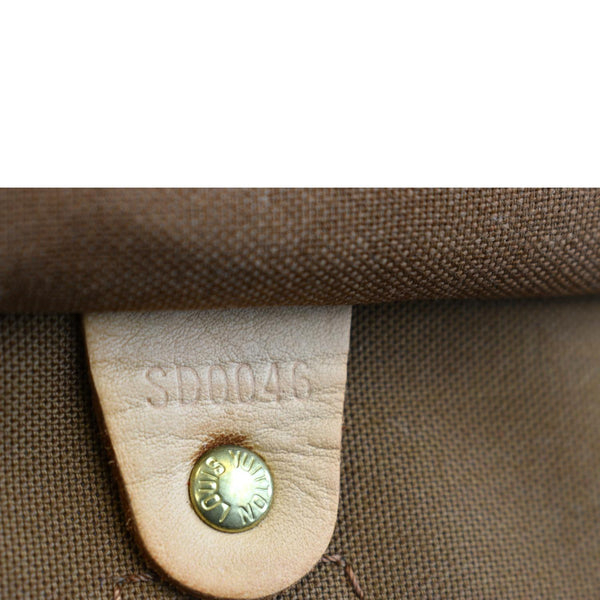 LOUIS VUITTON Speedy 30 Monogram Canvas Satchel Bag Brown - Hot Deals
