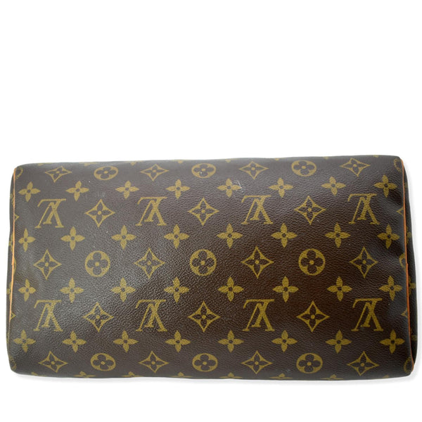 LOUIS VUITTON Speedy 30 Monogram Canvas Satchel Bag Brown - Hot Deals