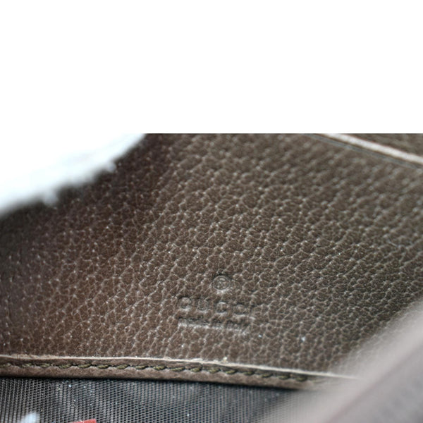 GUCCI Ophidia GG Continental Supreme Canvas Wallet Beige 523153