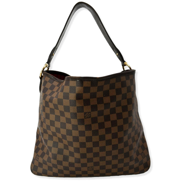 LOUIS VUITTON Delightful MM Damier Ebene Hobo Bag Brown - Hot Deals