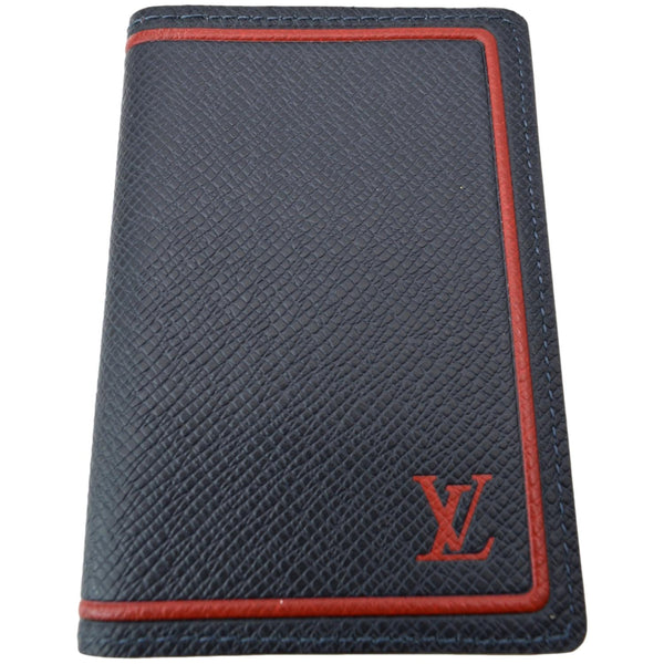 LOUIS VUITTON Taiga Leather Pocket Organizer Marine