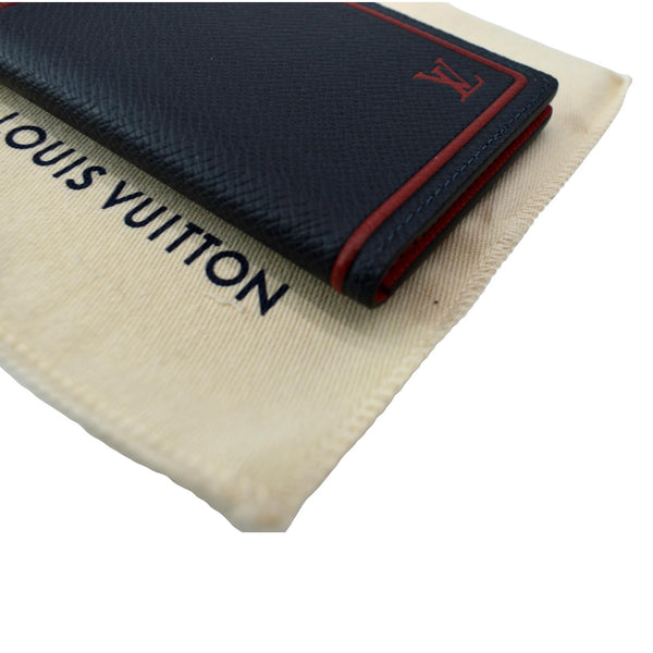 LOUIS VUITTON Taiga Leather Pocket Organizer Marine