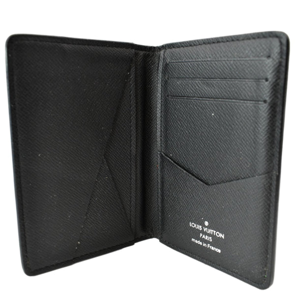 LOUIS VUITTON Pocket Damier Graphite Organizer Wallet Blue