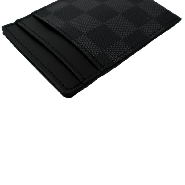 Louis Vuitton Pince Damier Graphite Card Holder Black