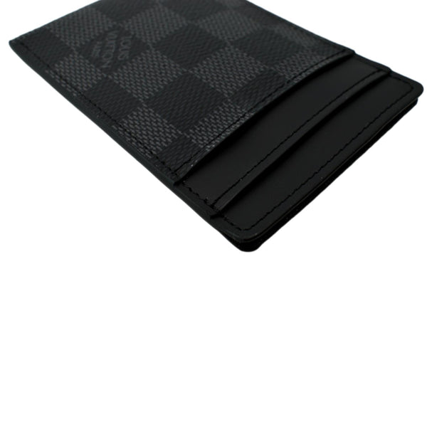 Louis Vuitton Pince Damier Graphite Card Holder Black