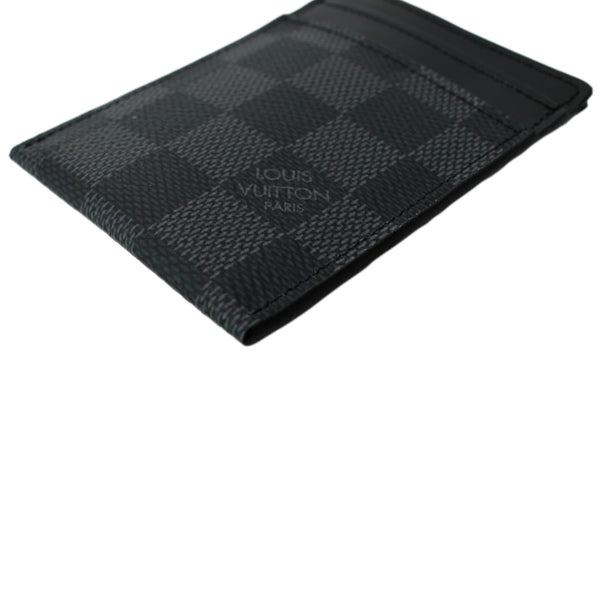 Louis Vuitton Pince Damier Graphite Card Holder Black