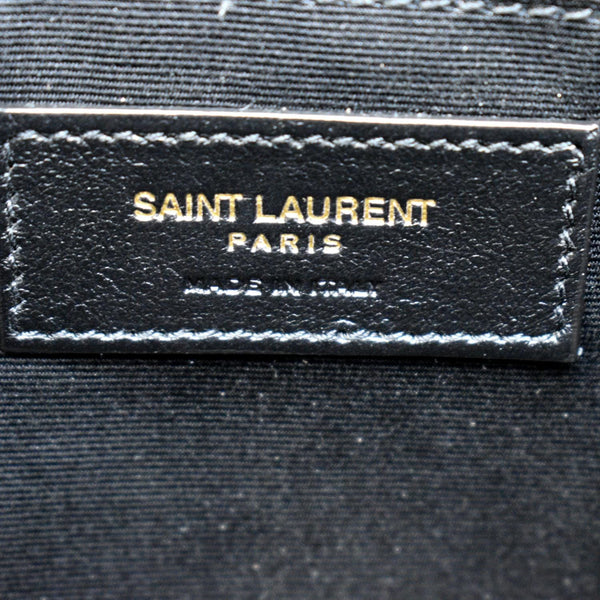 YVES SAINT LAURENT Lou Leather Camera Crossbody Bag Beige