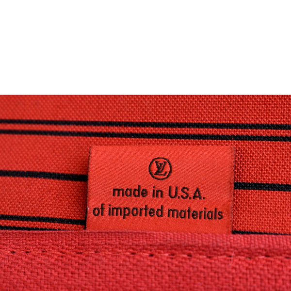 LOUIS VUITTON Neverfull MM Damier Ebene Shoulder Bag Brown