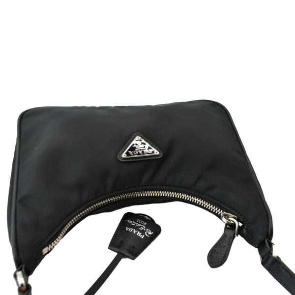 PRADA Re-Edition 2005 Mini Nylon Shoulder Bag Black