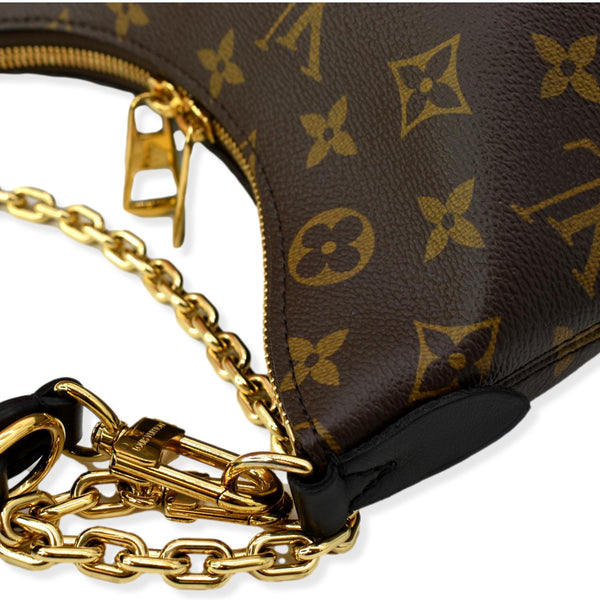 LOUIS VUITTON Boulogne NM Monogram Canvas Shoulder Bag Brown