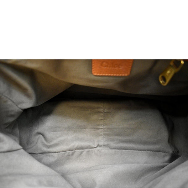 CHLOE Marcie Large Calfskin Leather Shoulder Bag Tan