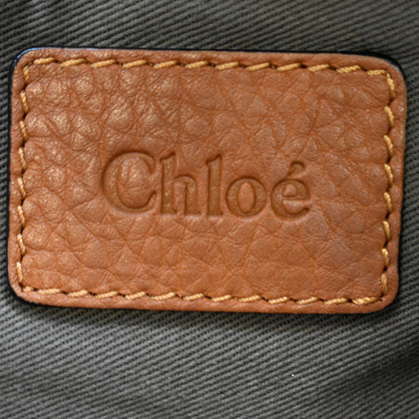 CHLOE Marcie Large Calfskin Leather Shoulder Bag Tan