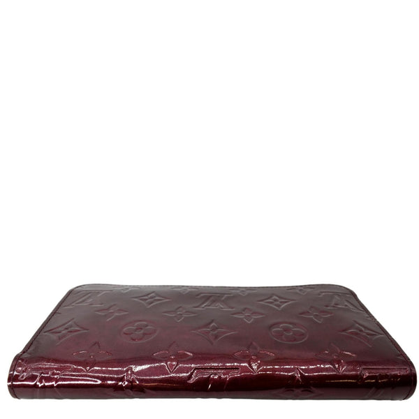 LOUIS VUITTON Monogram Vernis Zippy Wallet Amarante