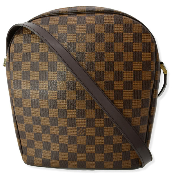 LOUIS VUITTON Ipanema GM Damier Ebene Crossbody Bag Brown