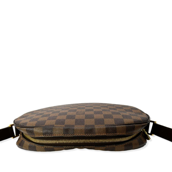 LOUIS VUITTON Ipanema GM Damier Ebene Crossbody Bag Brown
