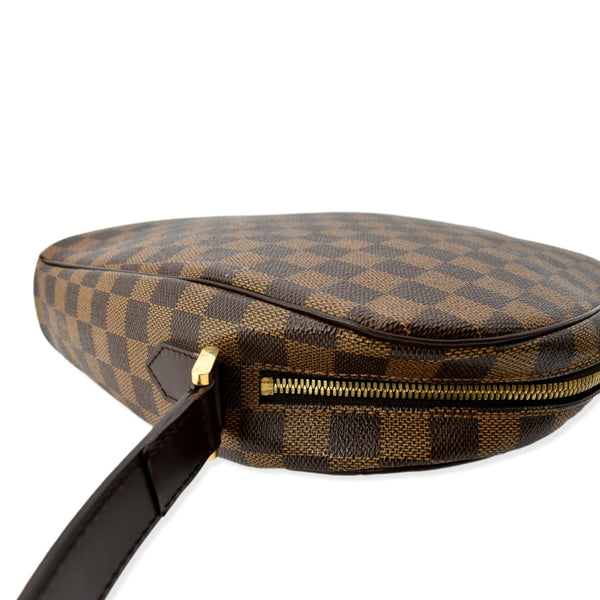 LOUIS VUITTON Ipanema GM Damier Ebene Crossbody Bag Brown