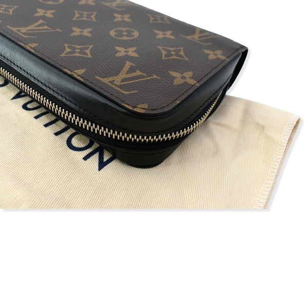 LOUIS VUITTON Zippy XL Monogram Canvas Wallet Brown