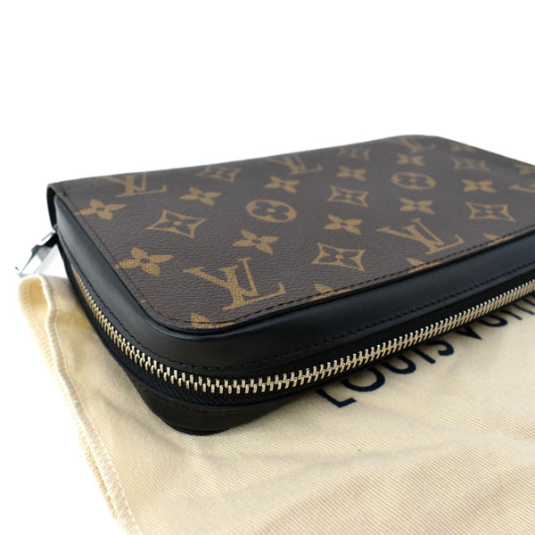 LOUIS VUITTON Zippy XL Monogram Canvas Wallet Brown