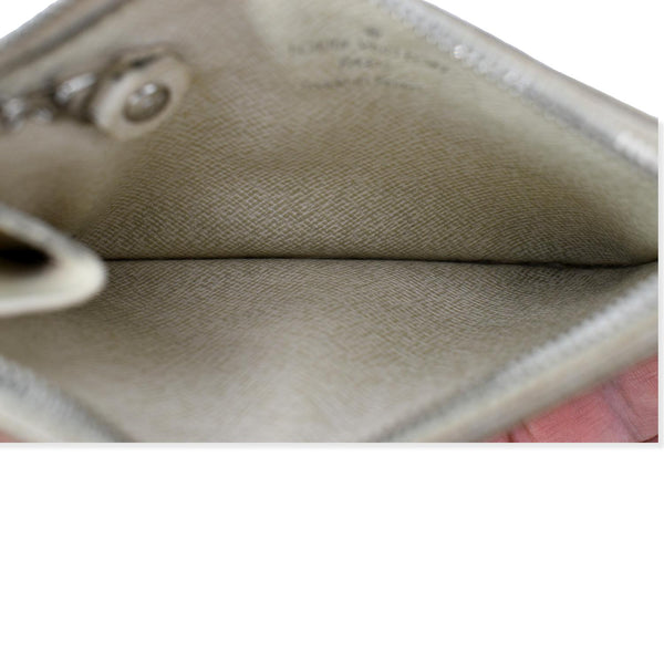 LOUIS VUITTON Pochette Key Cles Epi Leather Pouch Ivory