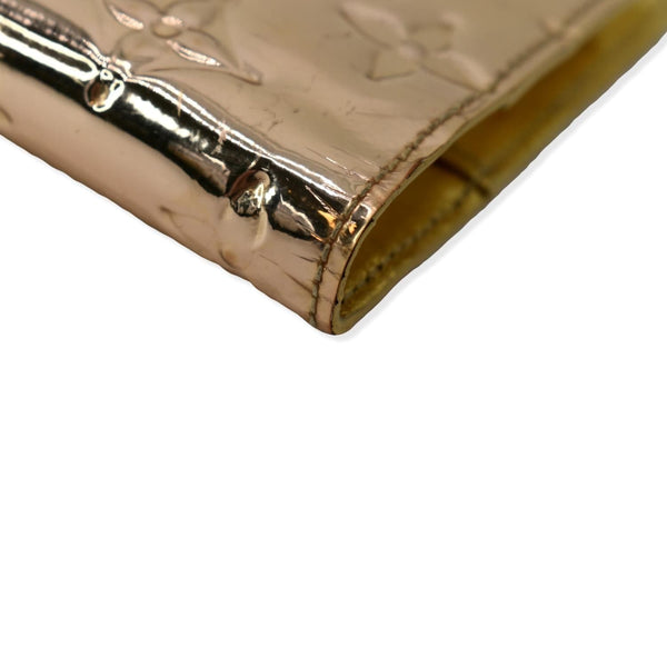 LOUIS VUITTON Miroir Small Monogram Embossed Ring Agenda Gold