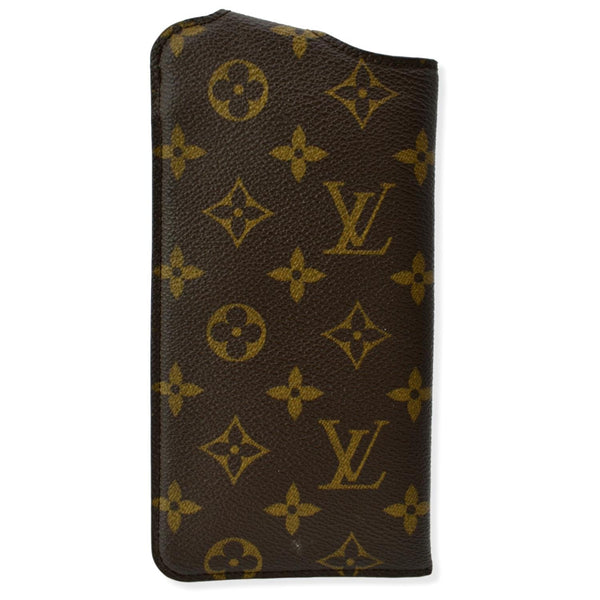 LOUIS VUITTON Monogram Canvas Sunglasses Case Brown