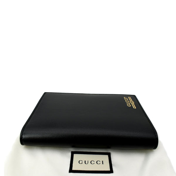 GUCCI Bi-Fold Leather Document Holder Black 547608