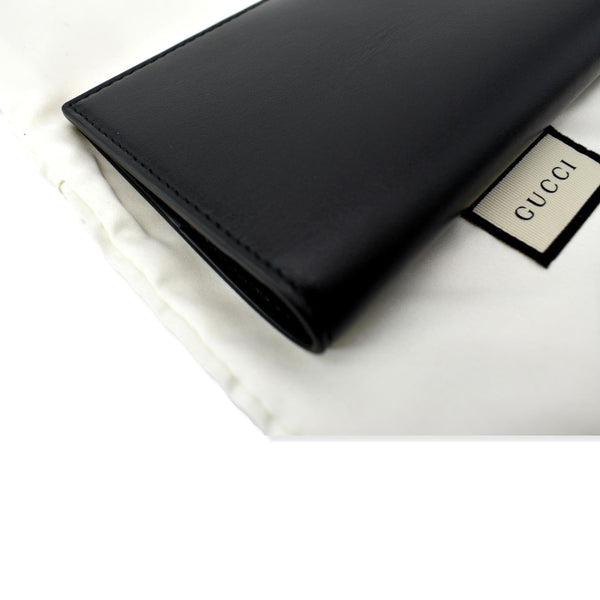 GUCCI Bi-Fold Leather Document Holder Black 547608