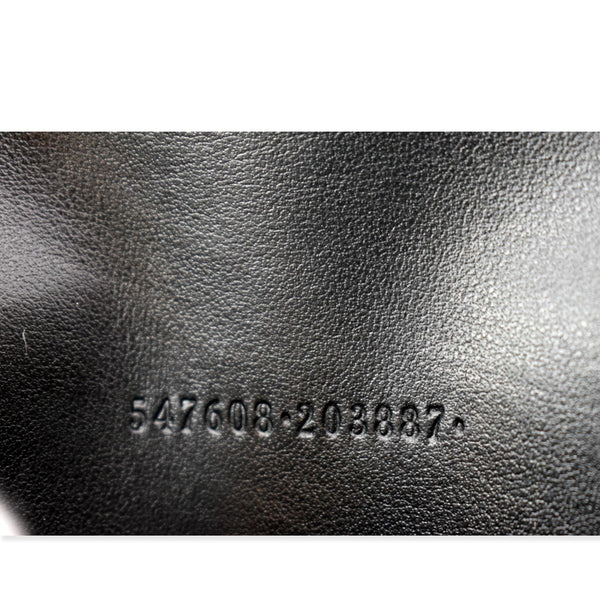 GUCCI Bi-Fold Leather Document Holder Black 547608