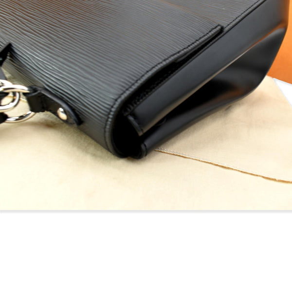 LOUIS VUITTON Cluny MM Epi Leather Shoulder Bag Black - Hot Deals